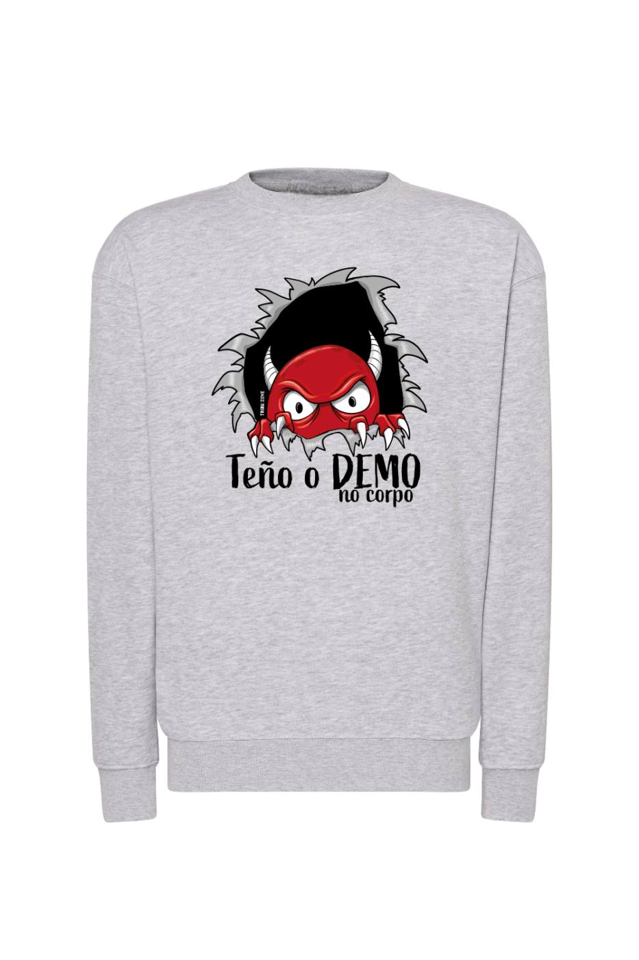 Sudadera unisex sin capucha Teño o Demo