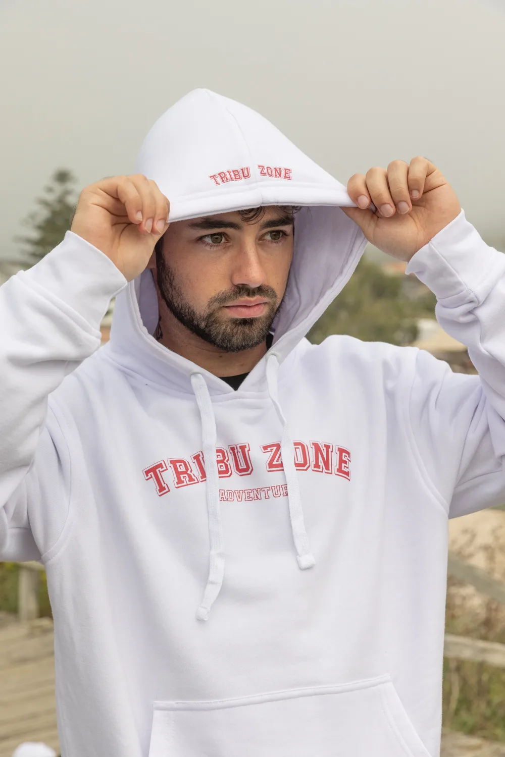 sudadera con capucha tribu zone university