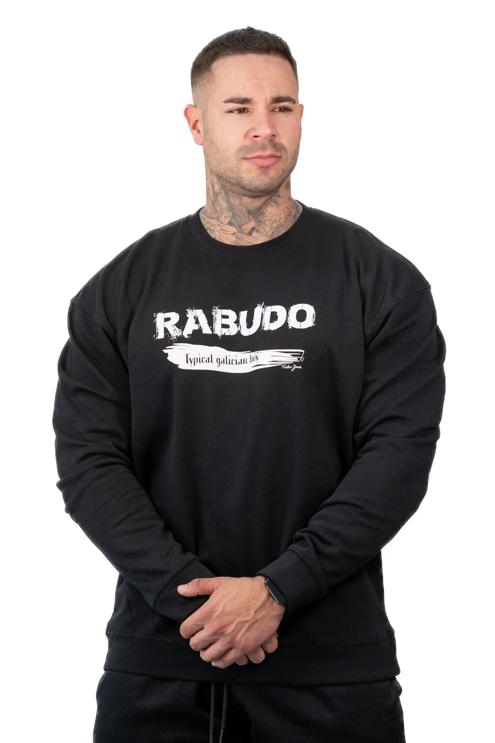 sudadera sin capucha RABUDO Typical Galician Boy