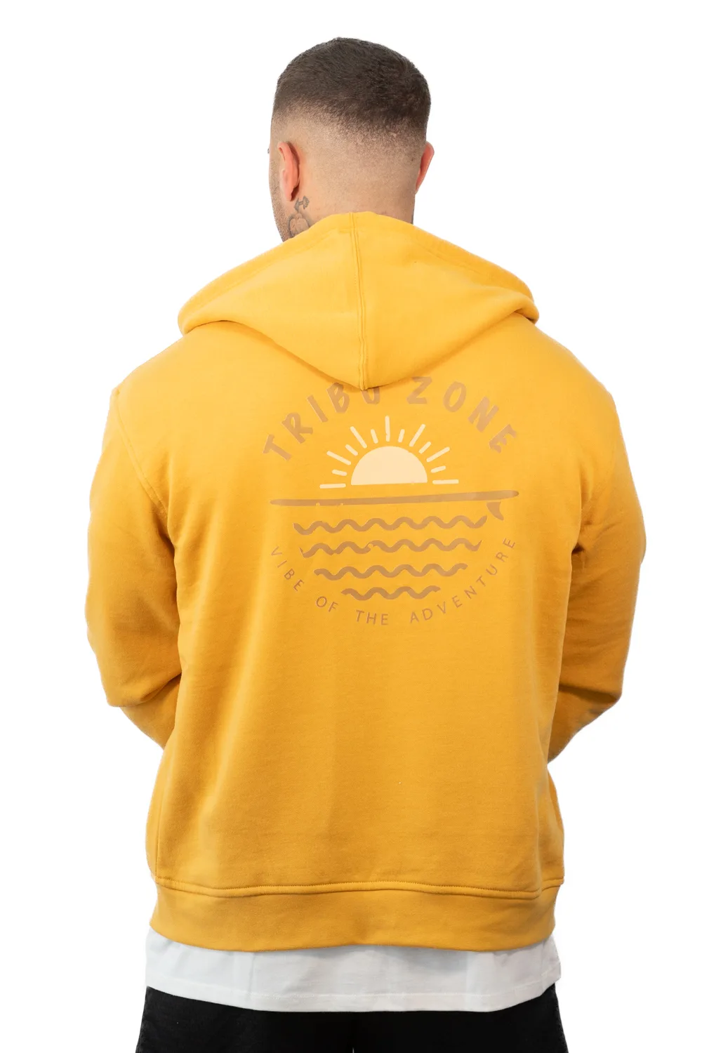 SUDADERA CON CAPUCHA Y CREMALLERA VIBE OF THE ADVENTURE TRIBU ZONE