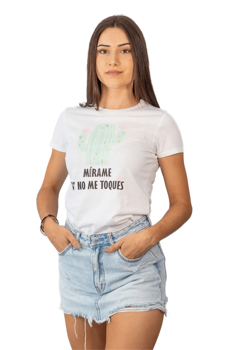 camiseta mírame y no me toques