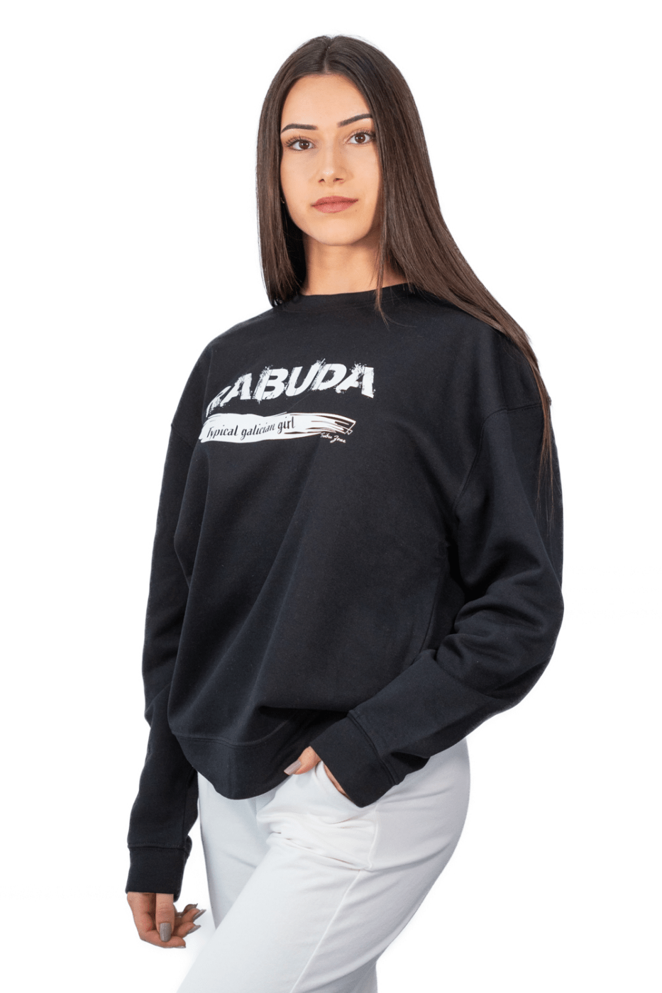 Sudadera sin capucha rabuda