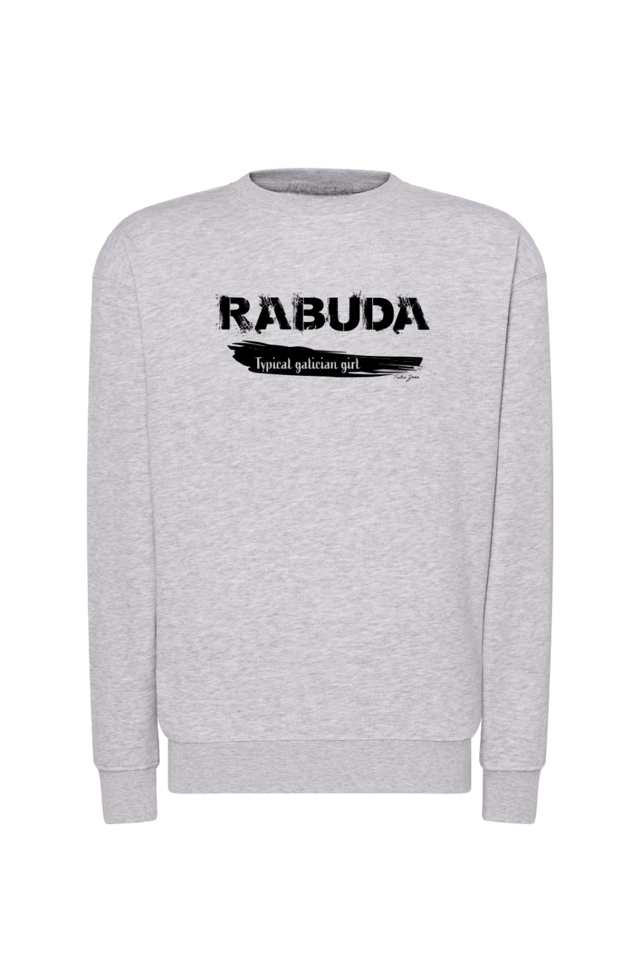 Sudadera sin capucha rabuda