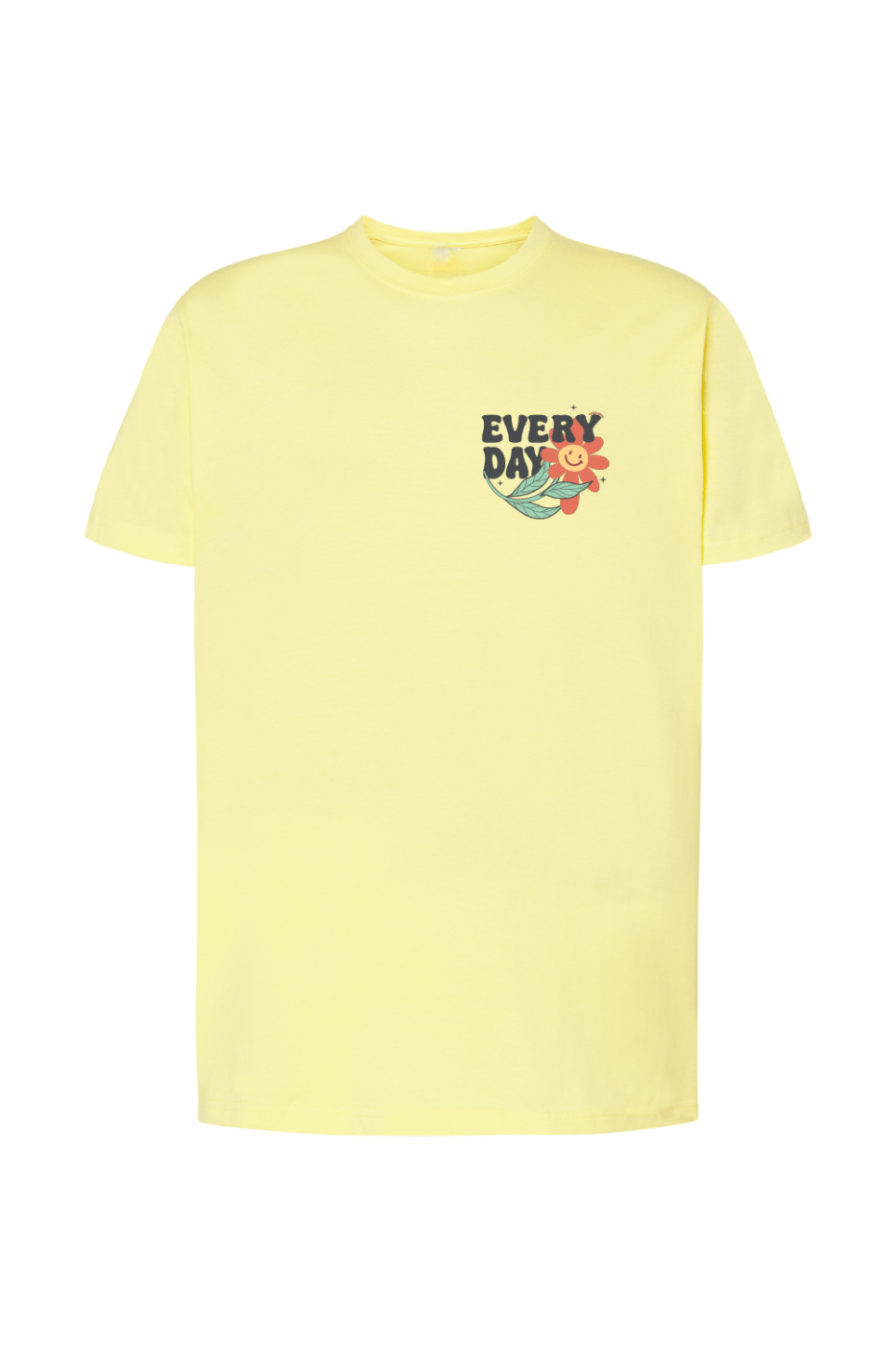 Camiseta unisex amarilla you make me happy