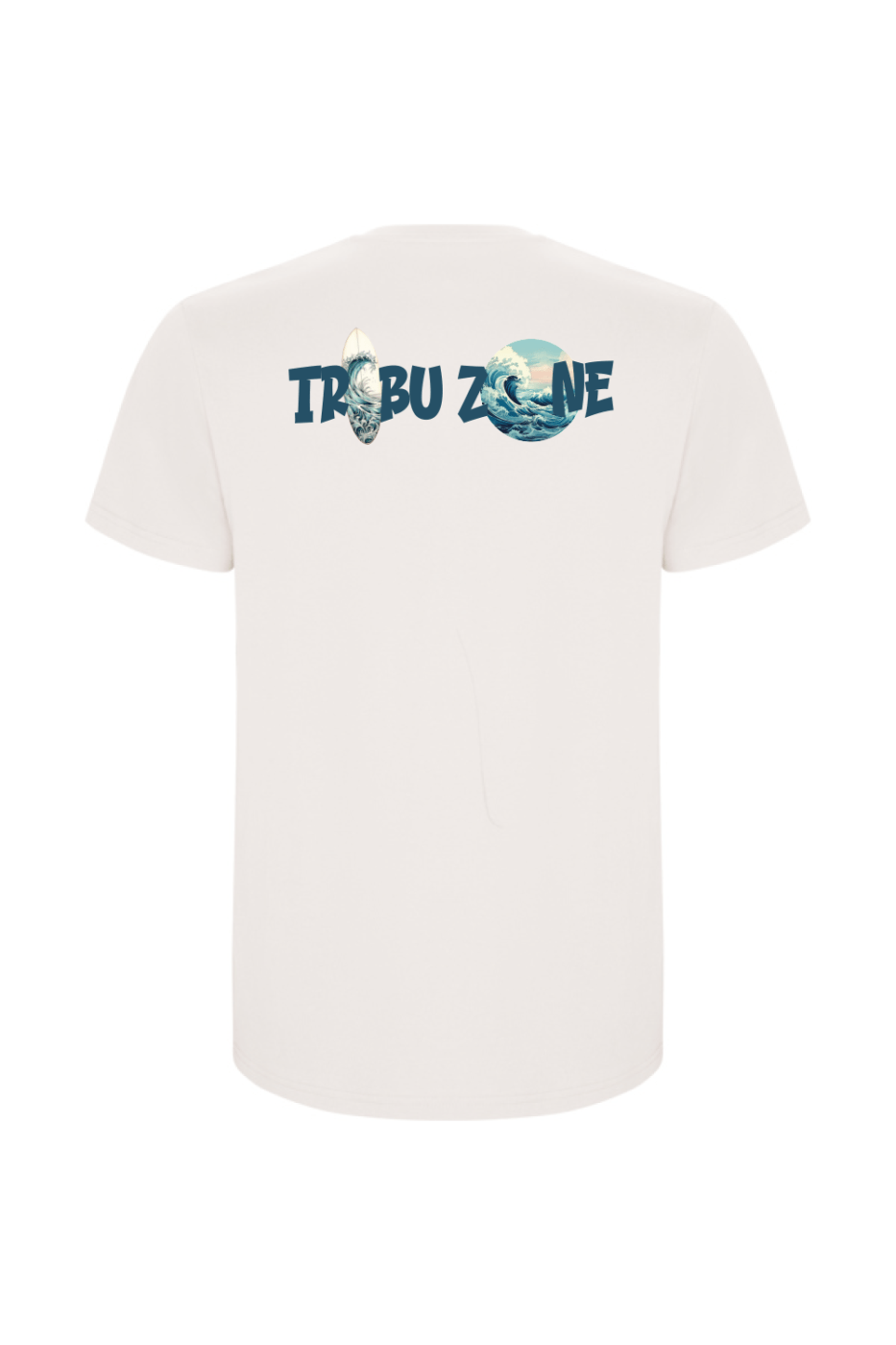Camiseta blanco vintage surfera Tribu Zone