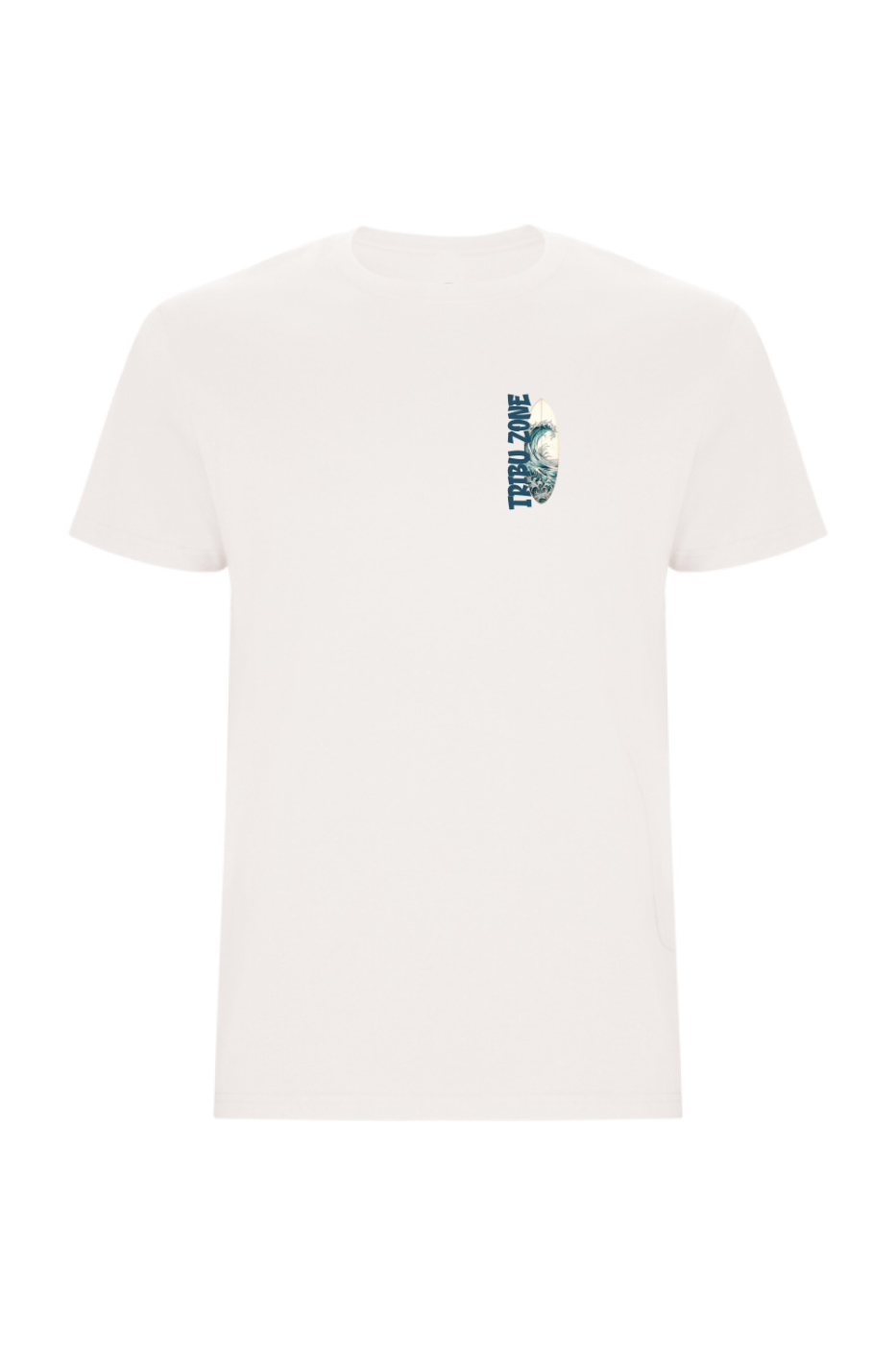 Camiseta blanco vintage surfera Tribu Zone
