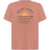 Camiseta Unisex rosa vintage Amanecer Tribu Zone
