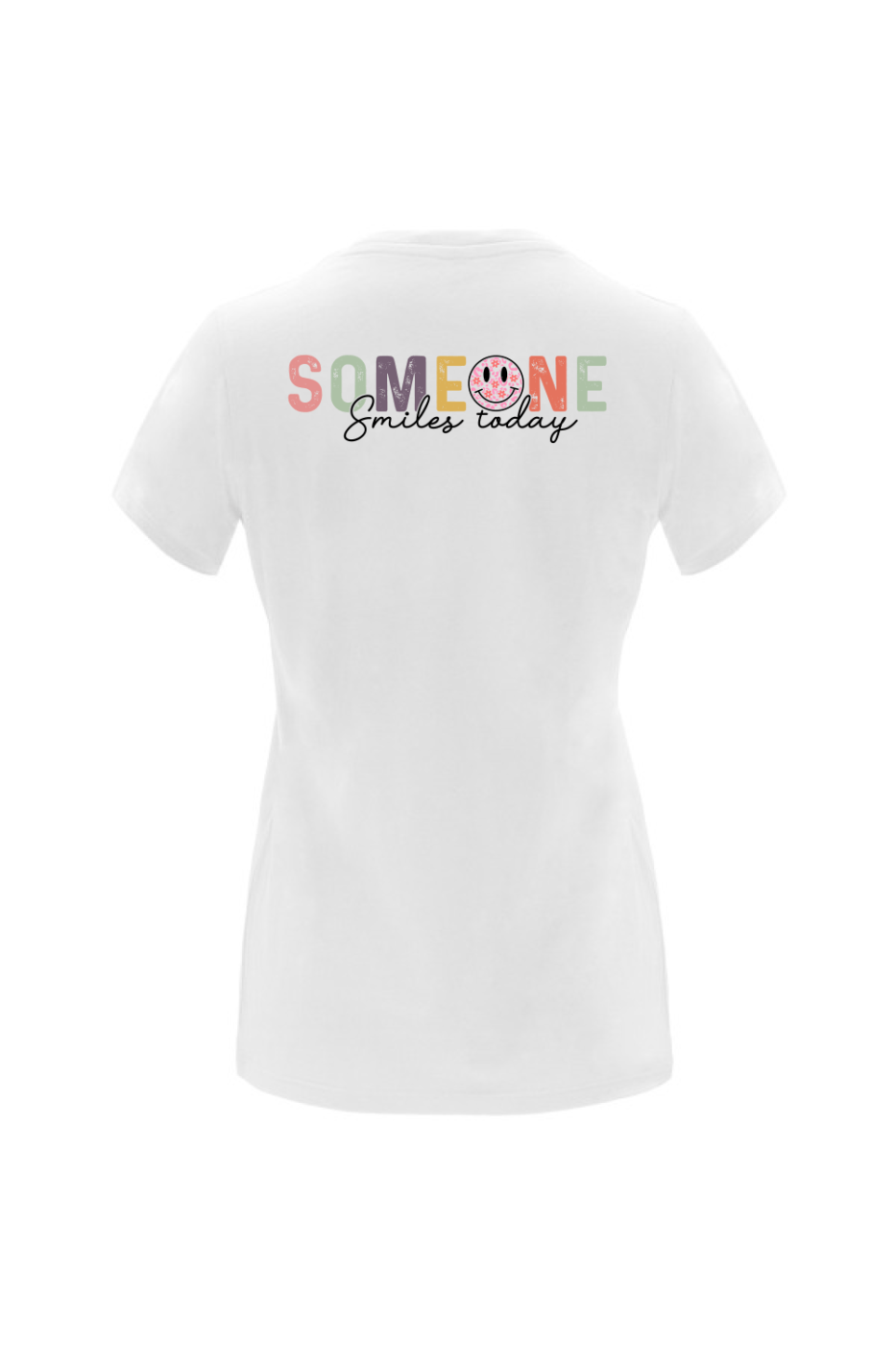 Camiseta blanca Be The Reason Someone Smile Today Tribu Zone