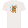 Camiseta Tribu Zone con un diseño divertido y colorido muestra seis caritas en forma de donuts con la frase “Abdominales en proceso de formación”, perfecta para quienes disfrutan la vida, porque los mejores abdominales también se hacen riendo.