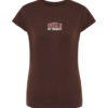 Camiseta Coffe is my therapy color chocolate