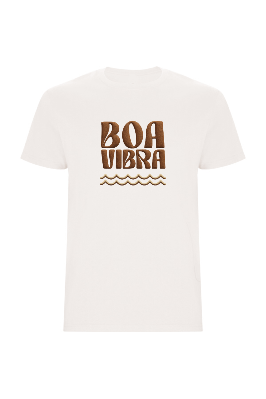 Camiseta blanco vintage boa vibra