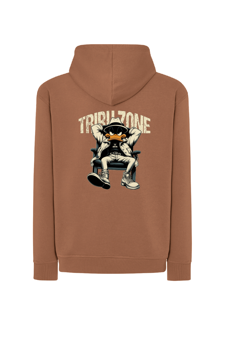 Sudadera Marron The boss tribu zone