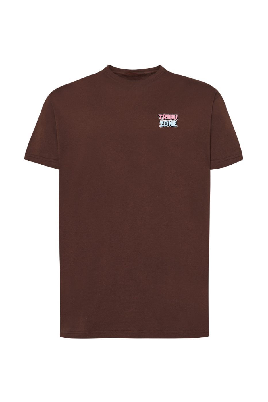 Camiseta color chocolate modo galicia activado Tribu Zone