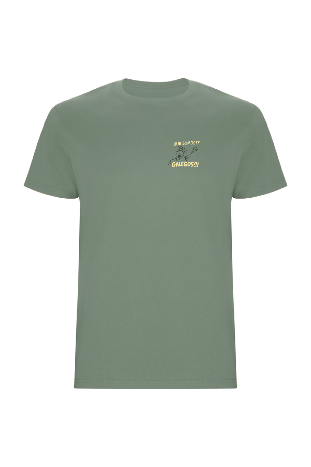 camiseta verde tribu zone que somos galegos