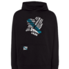 sudadera con capucha negra tribu zone mapa de galicia