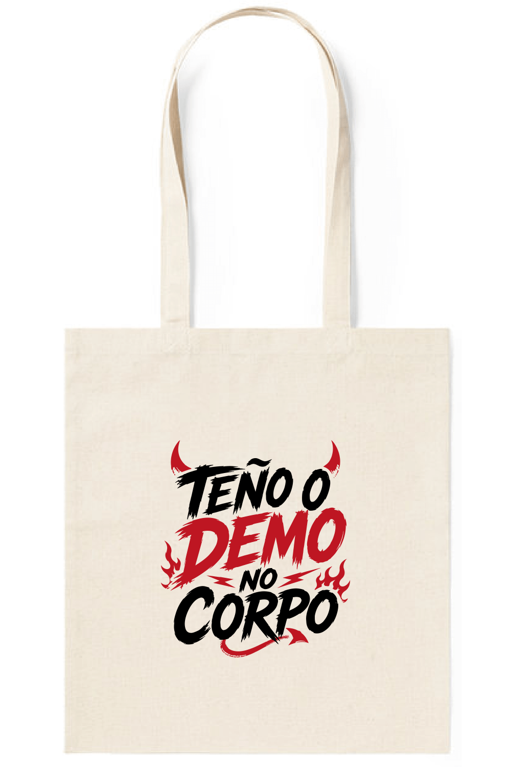 Bolsa tote “Teño o Demo no Corpo” de Tribu Zone, un accesorio original con frase gallega, diseño urbano y mucha actitud. Bolsa de tela reutilizable con estampado frontal, perfecta para quienes buscan complementos diferentes, prácticos y con esencia gallega. Ideal para regalar o para llevar en el día a día con un toque divertido, rebelde y con personalidad propia.