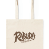 Bolsa tote de tela natural con diseño gallego RABUDA Typical Galician Girl. Bolsa reutilizable, cómoda y original, perfecta para el día a día, compras, playa o planes casuales. Diseño exclusivo de Tribu Zone, ideal para regalar o para lucir un complemento con carácter, humor y estilo gallego.