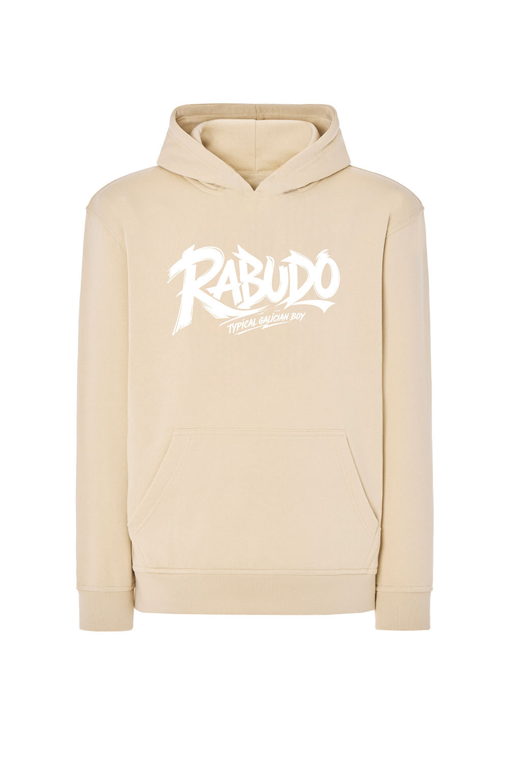Sudadera Rabudo Typical Galician Boy, sudadera gallega con capucha, diseño urbano y toque de retranca. Ideal para regalo, moda casual y amantes del estilo gallego. Disponible en varios colores. Personalizada en Galicia por Print Galicia.