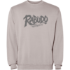 Sudadera Rabudo Typical Galician Boy sin capucha, sudadera gallega de cuello redondo en color gris/taupe, con diseño urbano y toque de retranca. Ideal para regalo, moda casual y amantes del estilo gallego.
