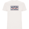 Camiseta unisex Marcho que teño que marchar de Tribu Zone. Diseño gallego de inspiración vintage, con humor, personalidad y esencia de Galicia.