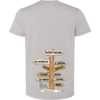 Camiseta unisex Playas de Galicia de Tribu Zone con diseño surfero y algunas de las playas gallegas más emblemáticas. Mar, Galicia y espíritu surf.