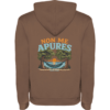 Sudadera Tribu Zone con diseño delantero “NON HAI PRESA” y gran ilustración trasera “NON ME APURES”. Un diseño inspirado en la naturaleza, la desconexión y esa manera tan nuestra de tomarnos la vida con calma.